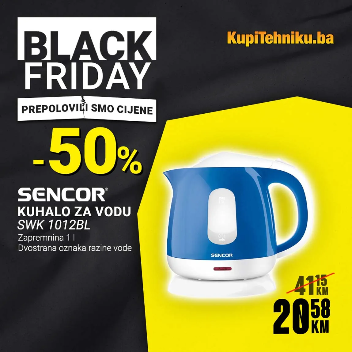 KUPITEHNIKU Akcija BLACK FRIDAY