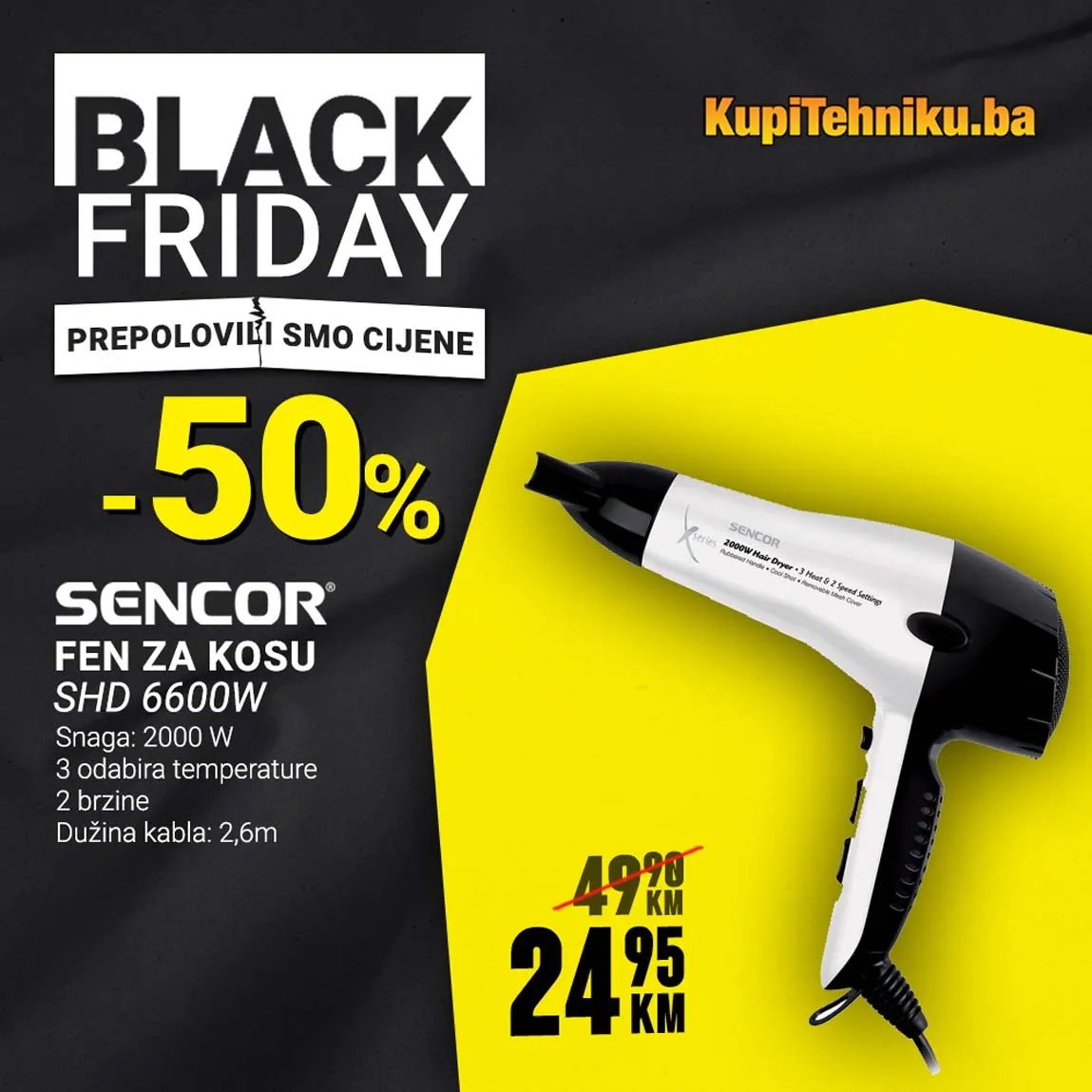 KUPITEHNIKU Akcija BLACK FRIDAY