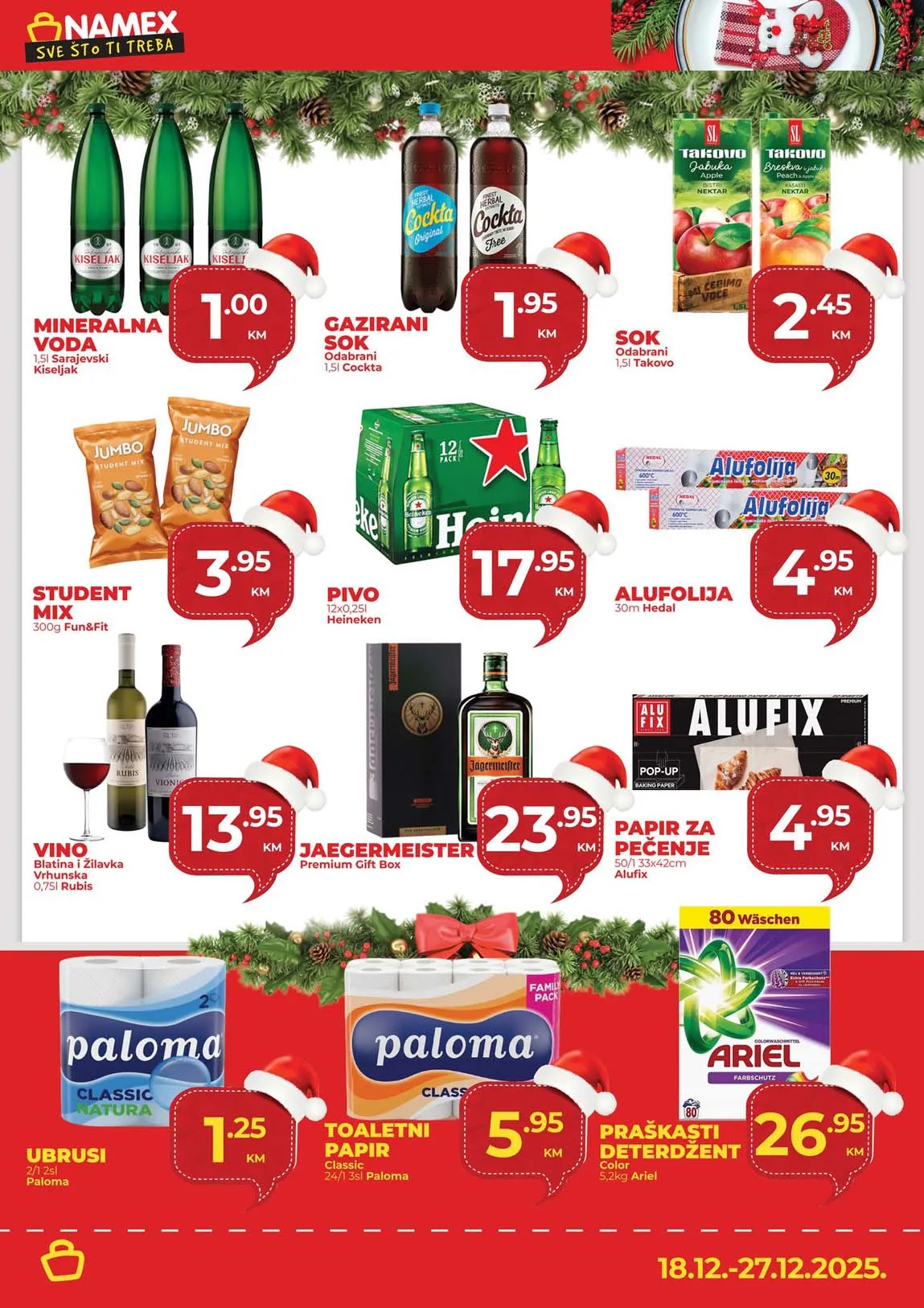 Namex Vikend akcija sniženja Namex Vikend akcija Sva sniženja na jednom mjestu