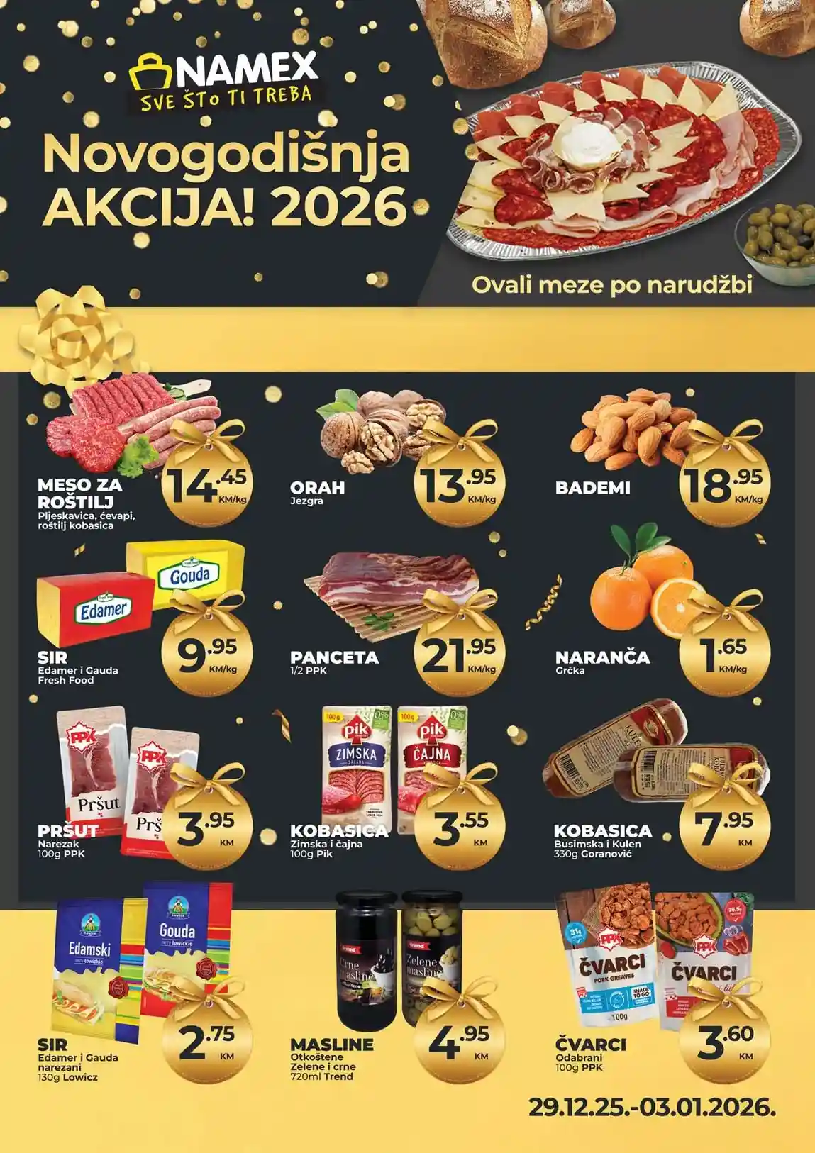 Namex Vikend akcija sniženja Namex Vikend akcija Sva sniženja na jednom mjestu