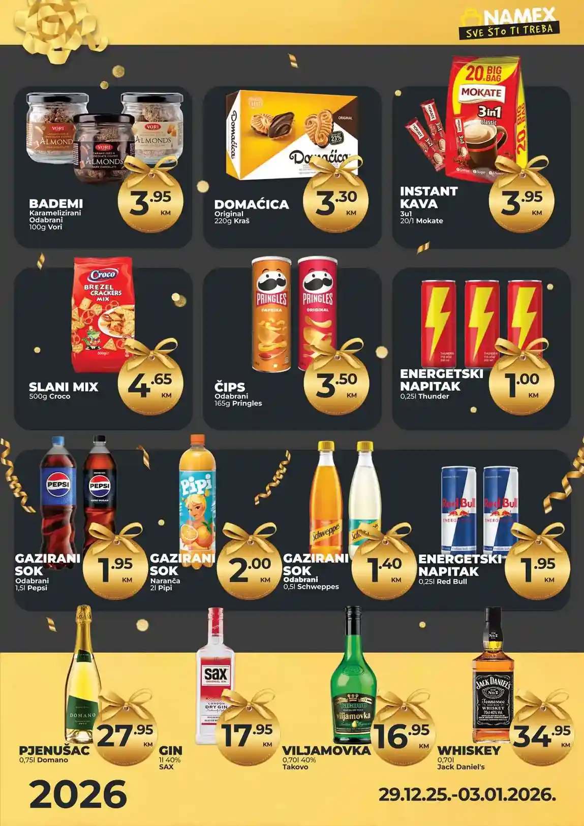 Namex Vikend akcija sniženja Namex Vikend akcija Sva sniženja na jednom mjestu