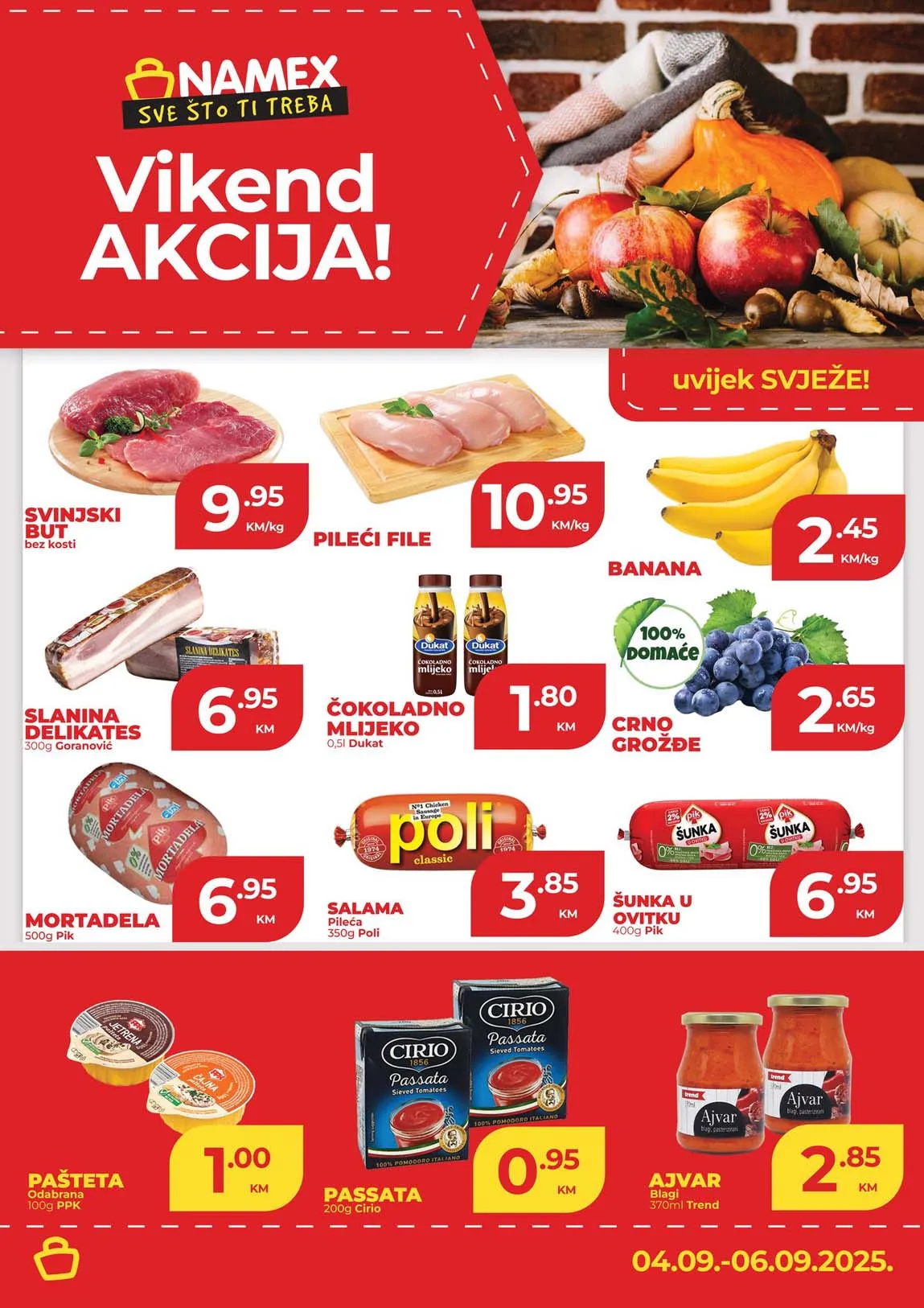 Namex Vikend akcija Sva sniženja na jednom mjestu