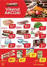 NAMEX Vikend akcija sniženja do 15.11.2025