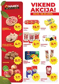 Namex vikend akcija – sniženja do 28. februara 2026.