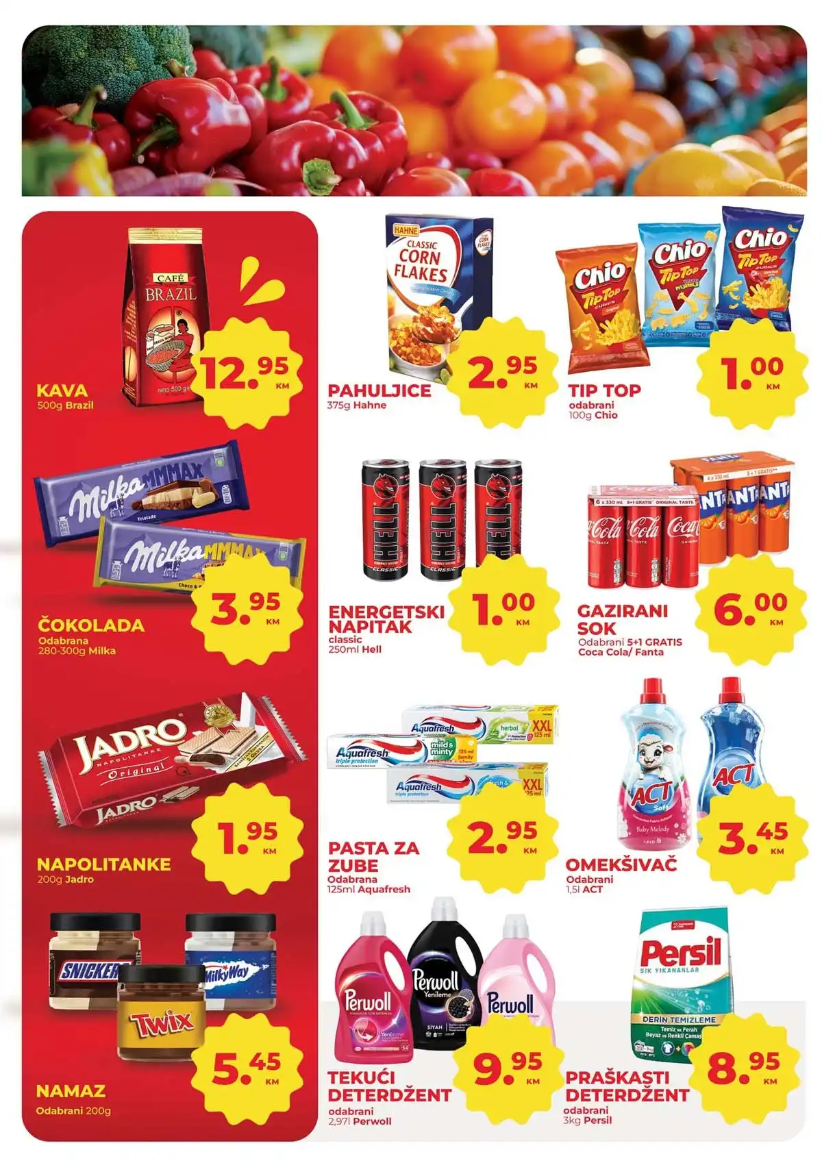 Namex vikend akcija katalog strana 2 – sniženja do 28. februara 2026. Namex vikend akcija katalog strana 2 velika sniženja Bosna i Hercegovina februar 2026