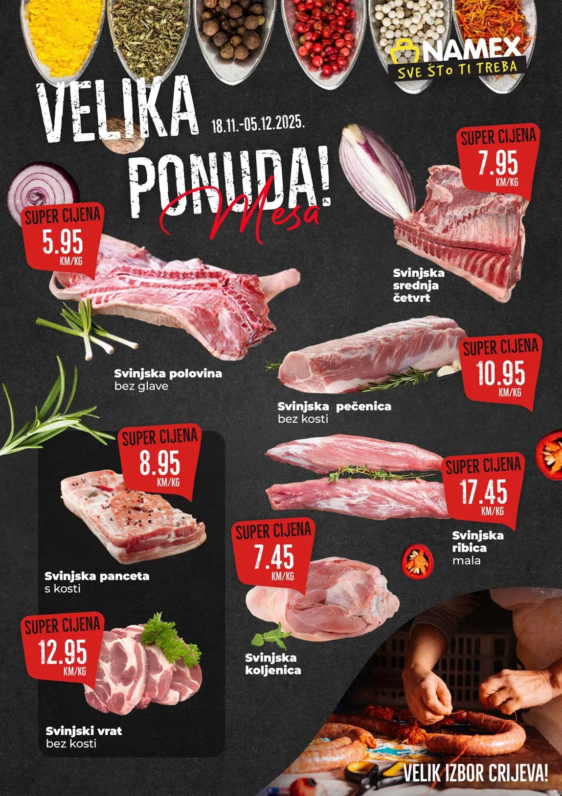 Namex Vikend akcija Sva sniženja na jednom mjestu