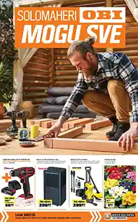 OBI katalog – Solomaheri mogu sve! Velika sniženja alata i opreme do 21. februara 2026.