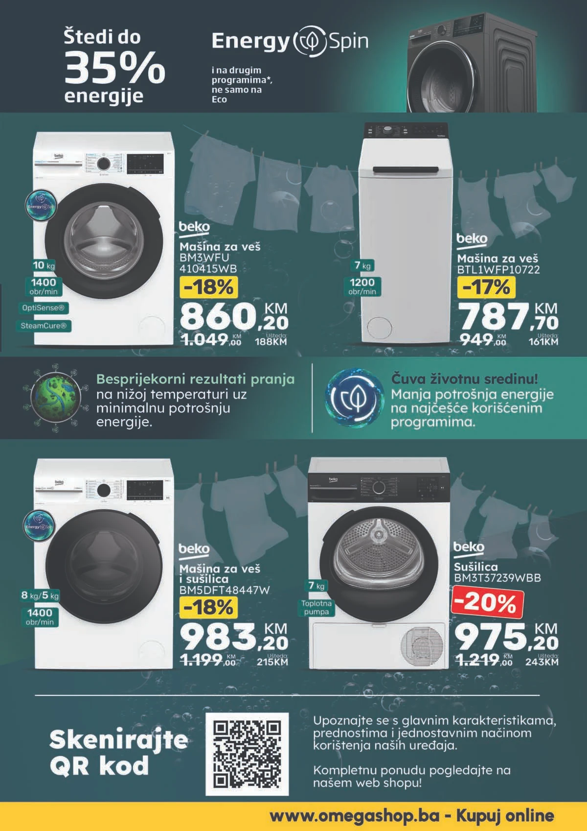 Omega Shop akcija tehnike katalog strana 3 sniženja do 31.03.2026