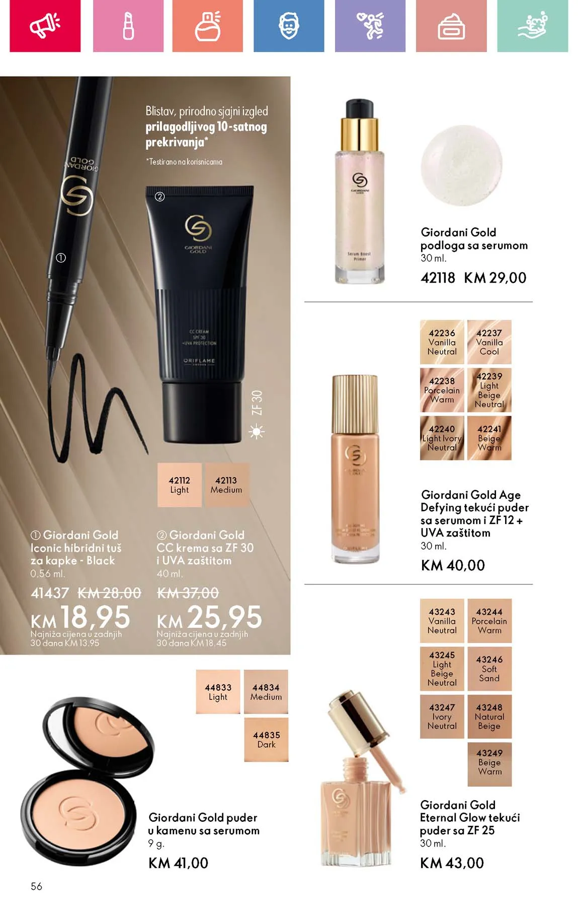 Oriflame katalozi katalog akcija