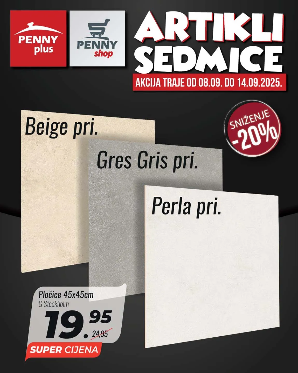 PENNY PLUS arikli sedmice