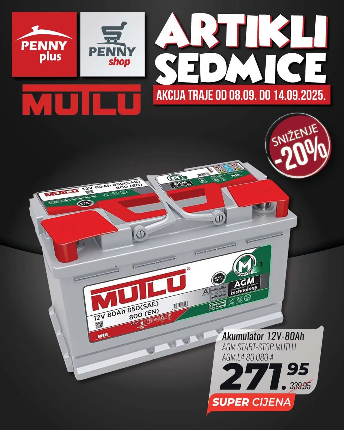 PENNY PLUS arikli sedmice