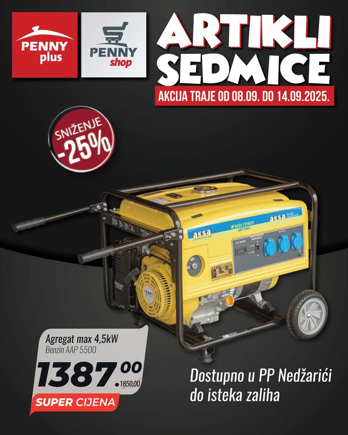 PENNY PLUS arikli sedmice