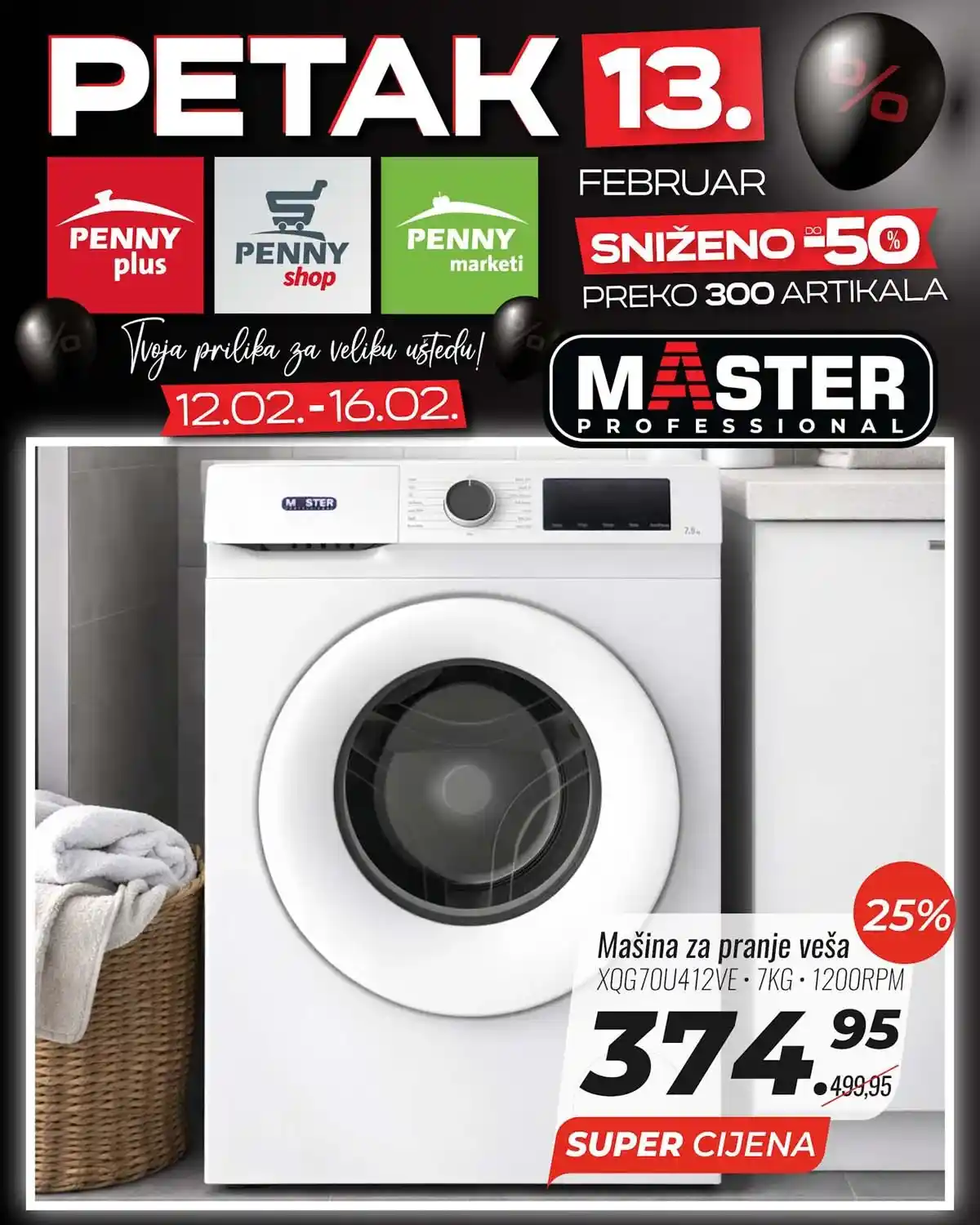 Penny Plus – Velika akcija za Petak 13: Najniže cene i vikend sniženja do 16. februara 2026