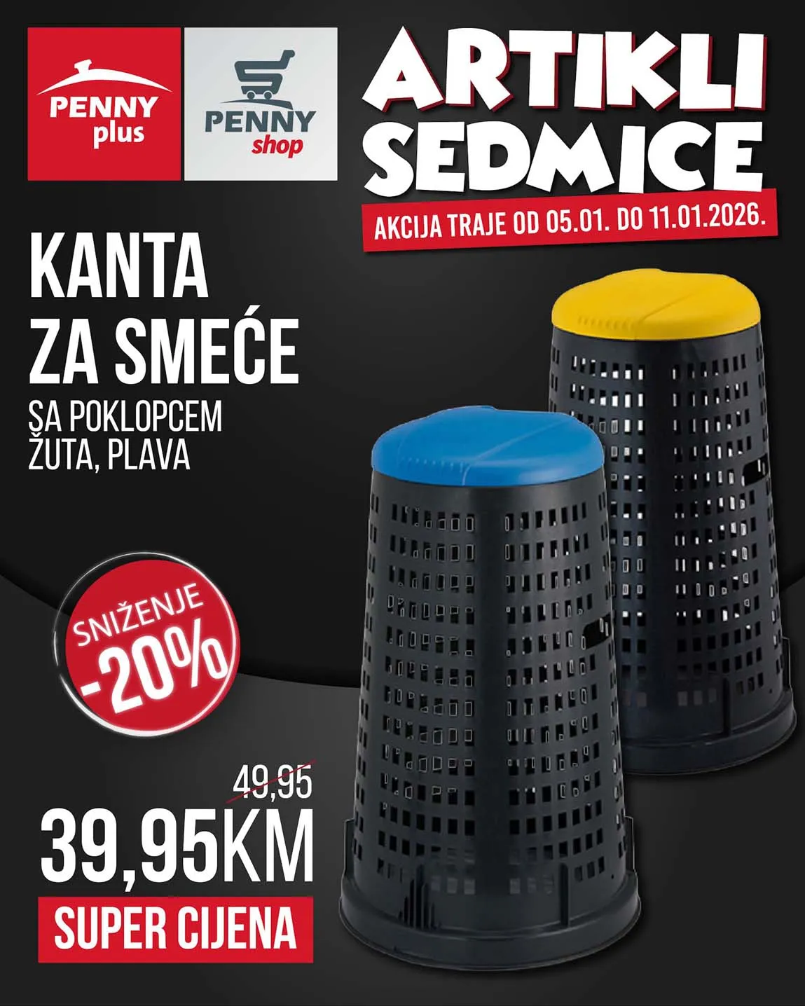 PENNY PLUS arikli sedmice