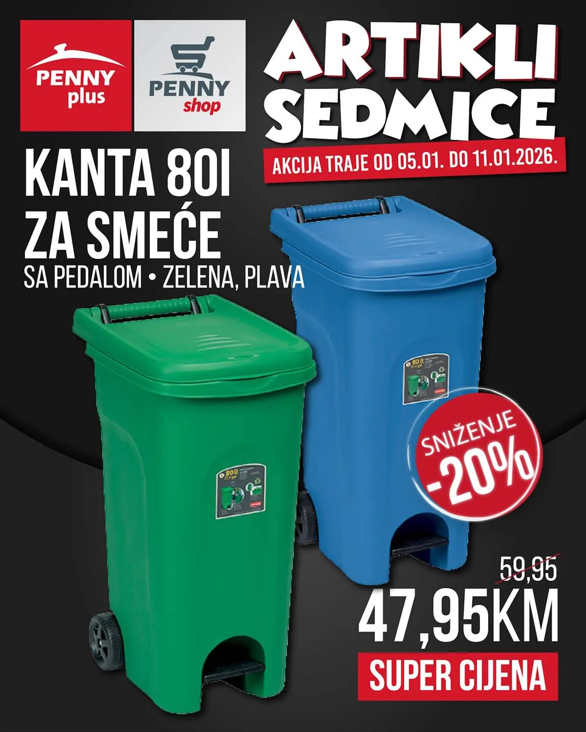 PENNY PLUS arikli sedmice