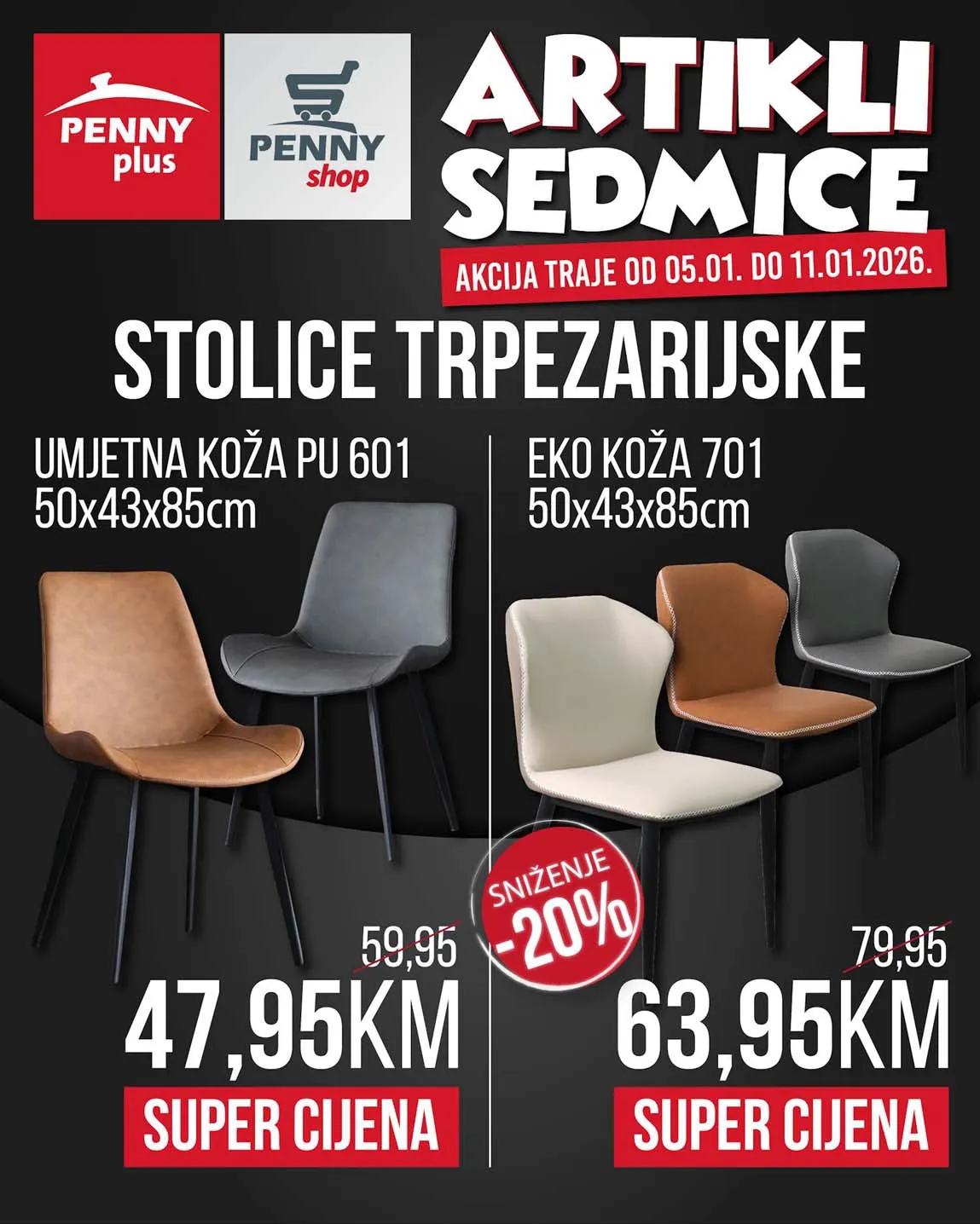 PENNY PLUS arikli sedmice