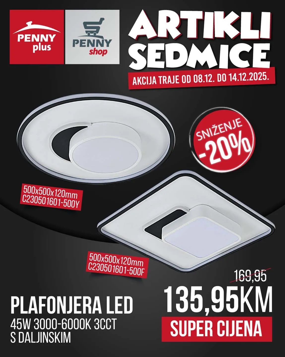 PENNY PLUS arikli sedmice