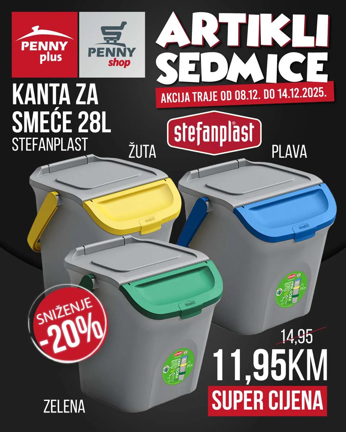 PENNY PLUS arikli sedmice