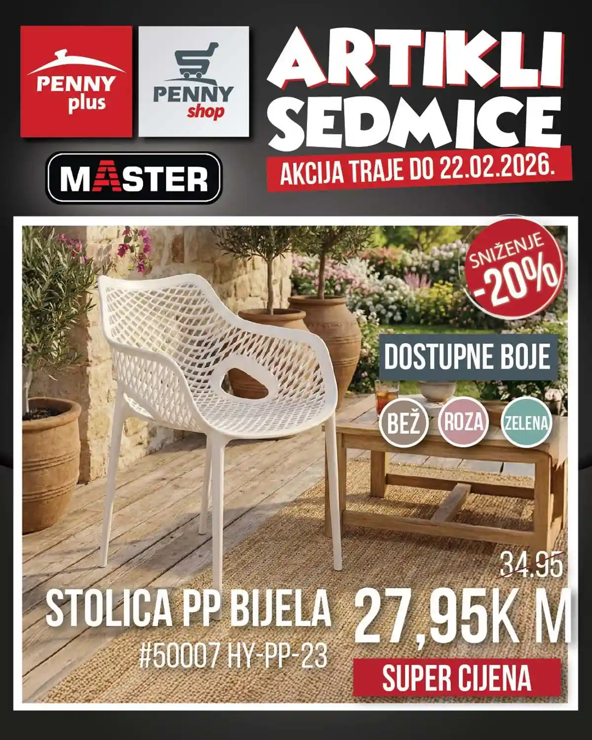 PENNY Plus ponuda sedmice – strana 5, snižene cijene do 22. februara 2026.