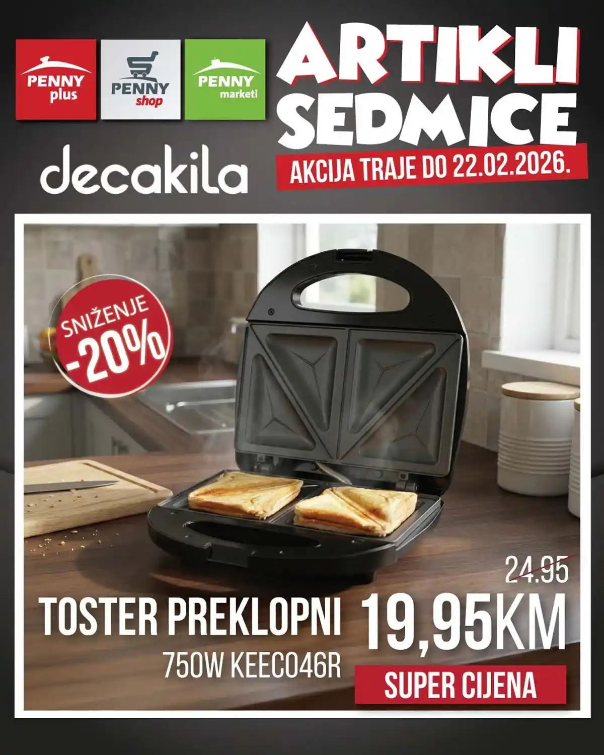 PENNY Plus ponuda sedmice – strana 7, aktuelna sniženja do 22. februara 2026.