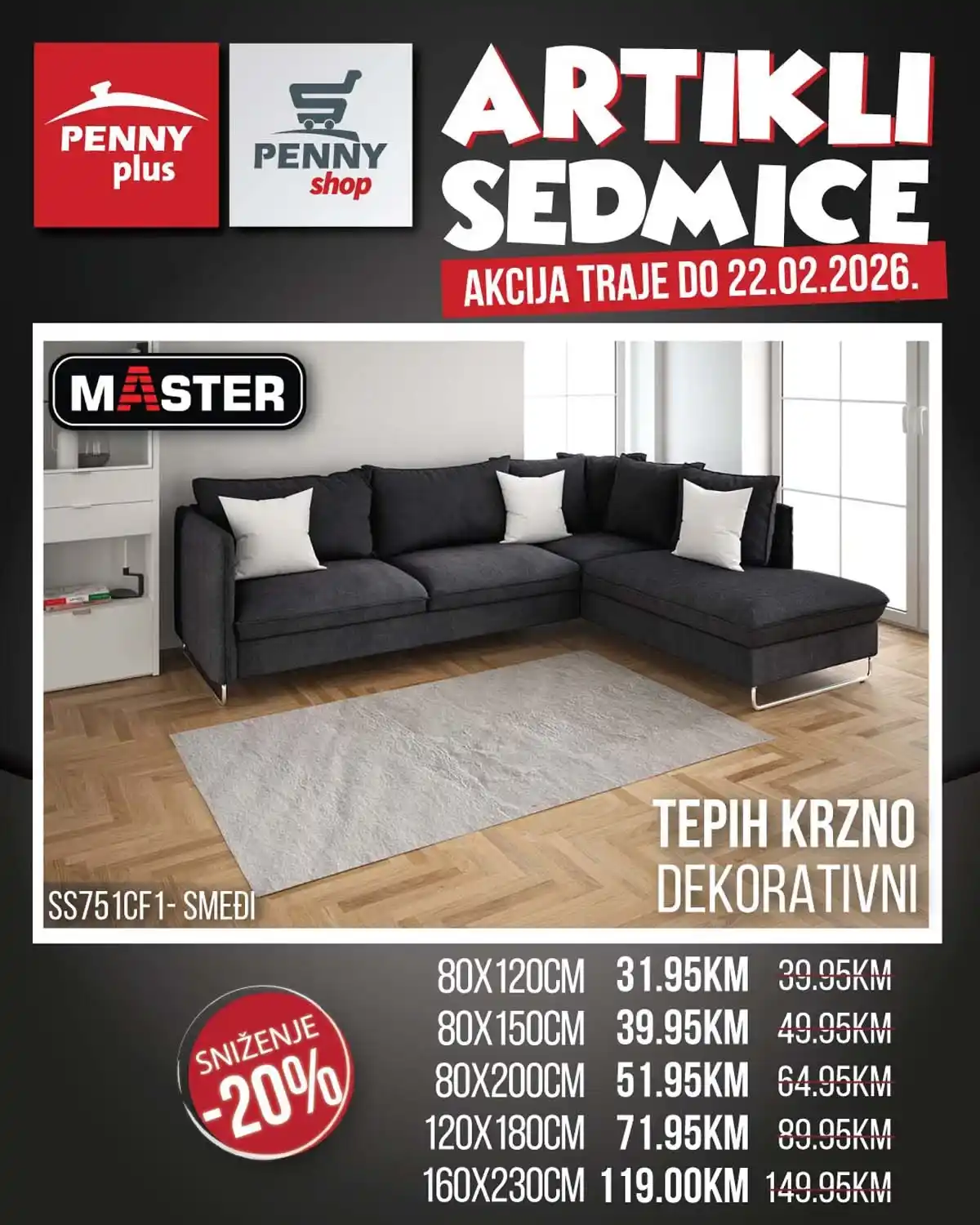 PENNY Plus ponuda sedmice – strana 12, katalog sniženja do 22. februara 2026.