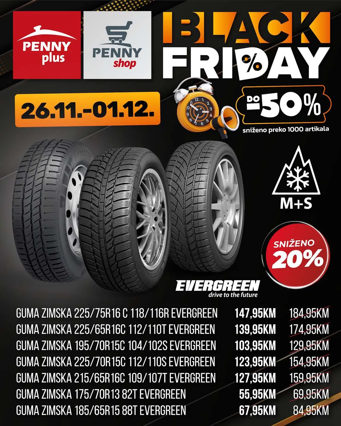 PENNY PLUS arikli sedmice