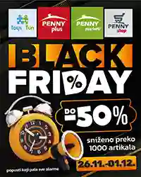 Penny akcija –Black Friday / Crni petak sniženja do 01. decembra 2025
