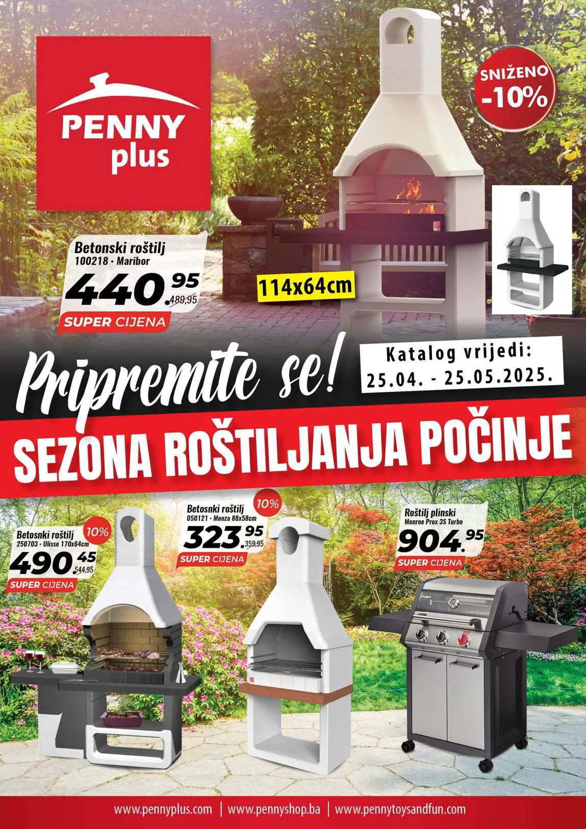 PENNY PLUS akcija Pripremite se sezona roštiljanja počinje Katalog sniženja do 25.05.2025