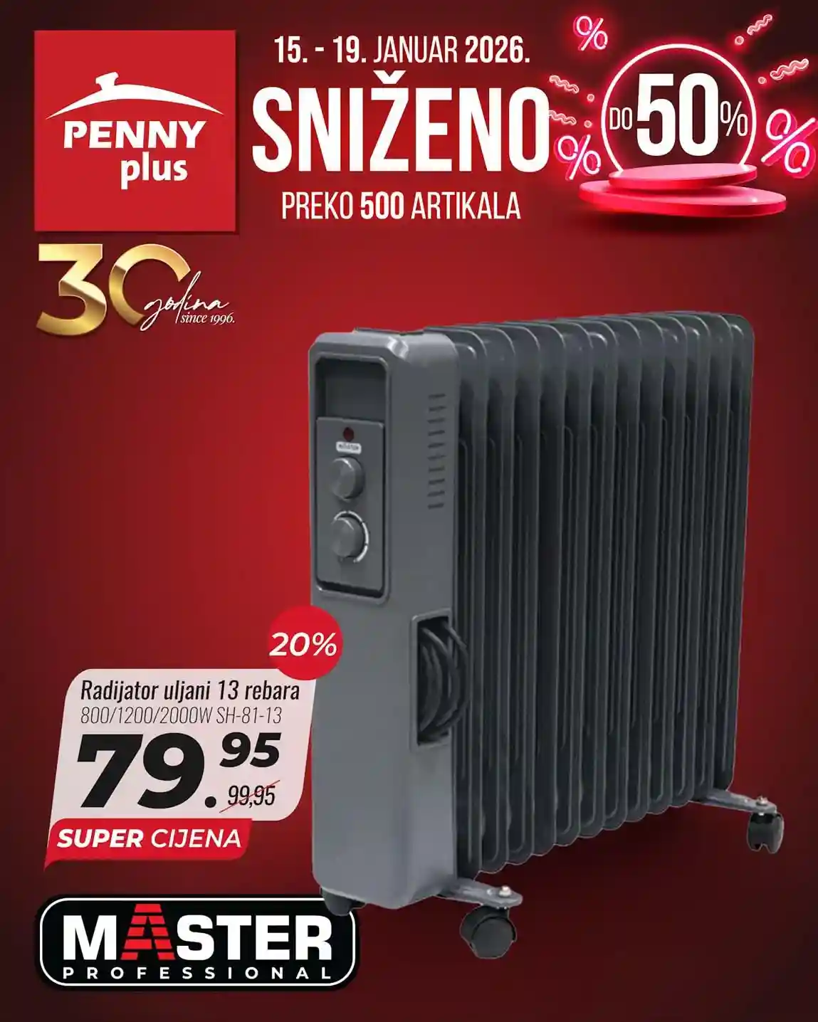 PENNY PLUS arikli sedmice