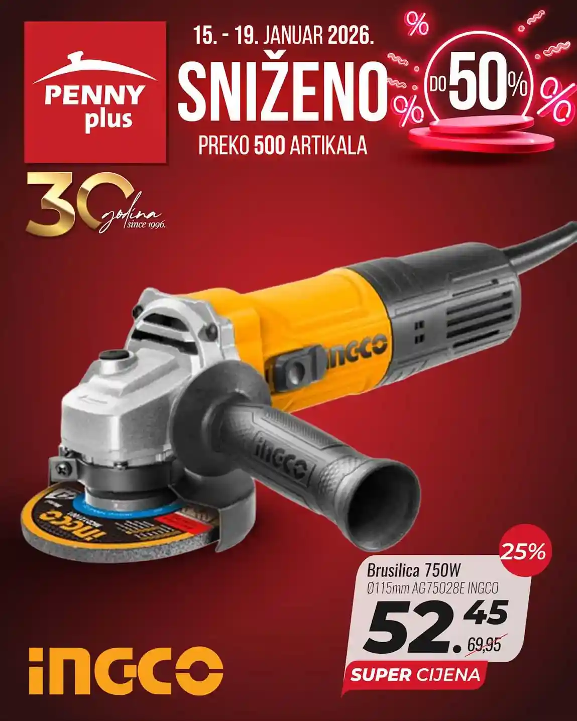 PENNY PLUS arikli sedmice