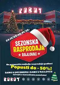 Robot akcija – rasprodaja u Robot Rajlovac do 30. januara 2026