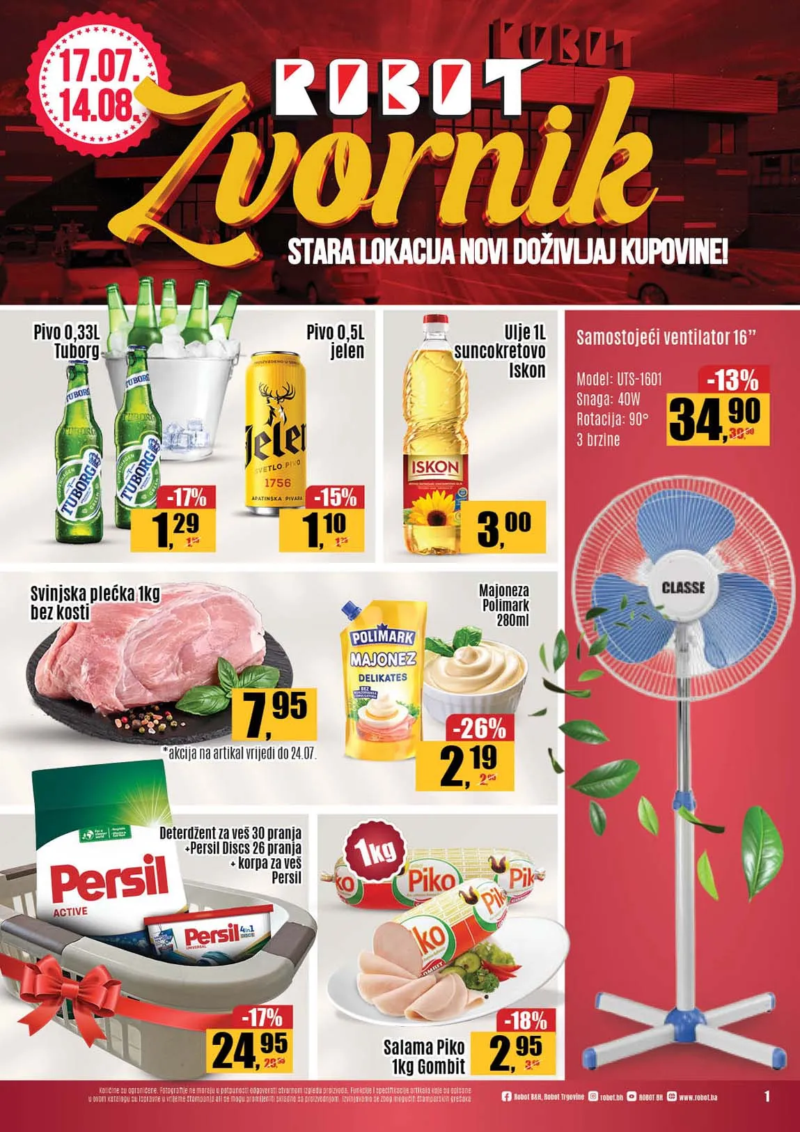 Robot Super katalog sniženja za ZVORNIK do 14.08.2025. Sniženja do -50%!