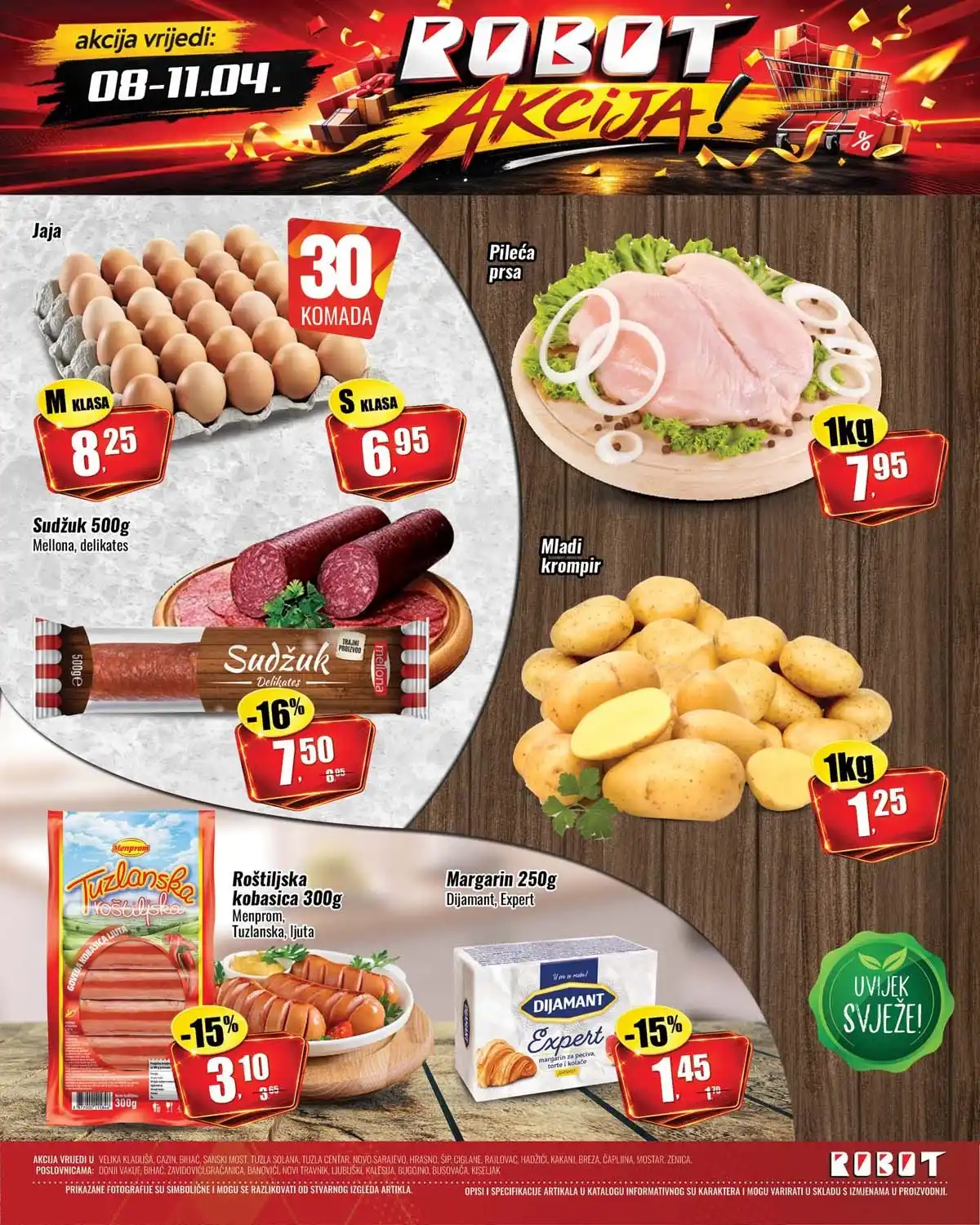 Robot vikend akcija sniženja do 33 posto katalog strana 1 april 2026