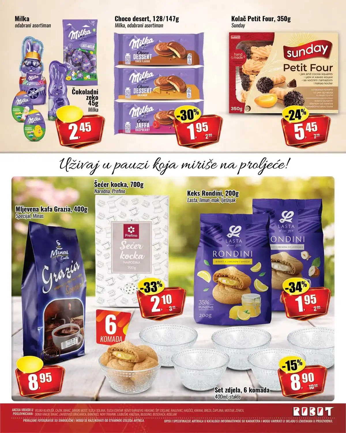 Robot akcija kućne potrepštine sniženja do 33 posto strana 3 april 2026