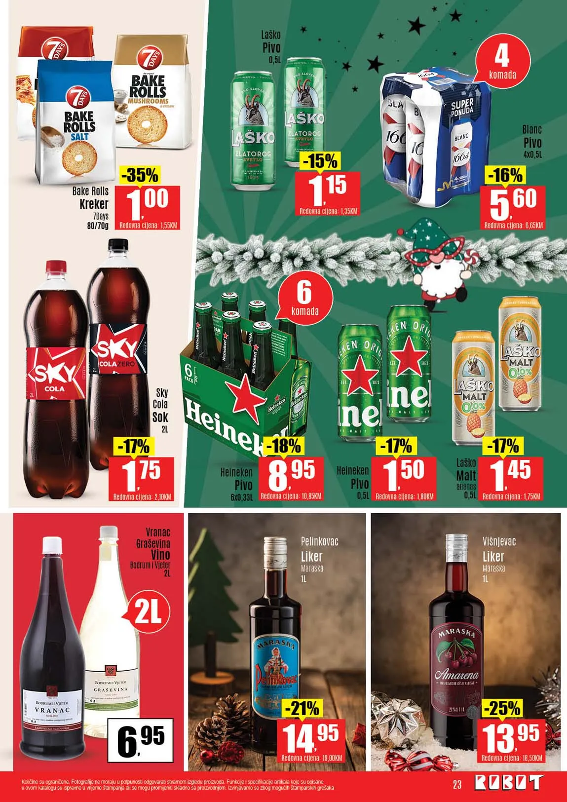 Robot komerc akcije i katalozi