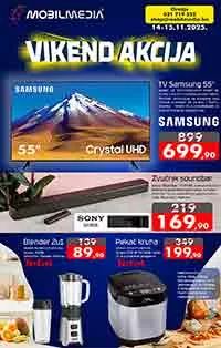 Mobilmedia vikend akcija – Popusti na tehniku do 15. novembra 2025