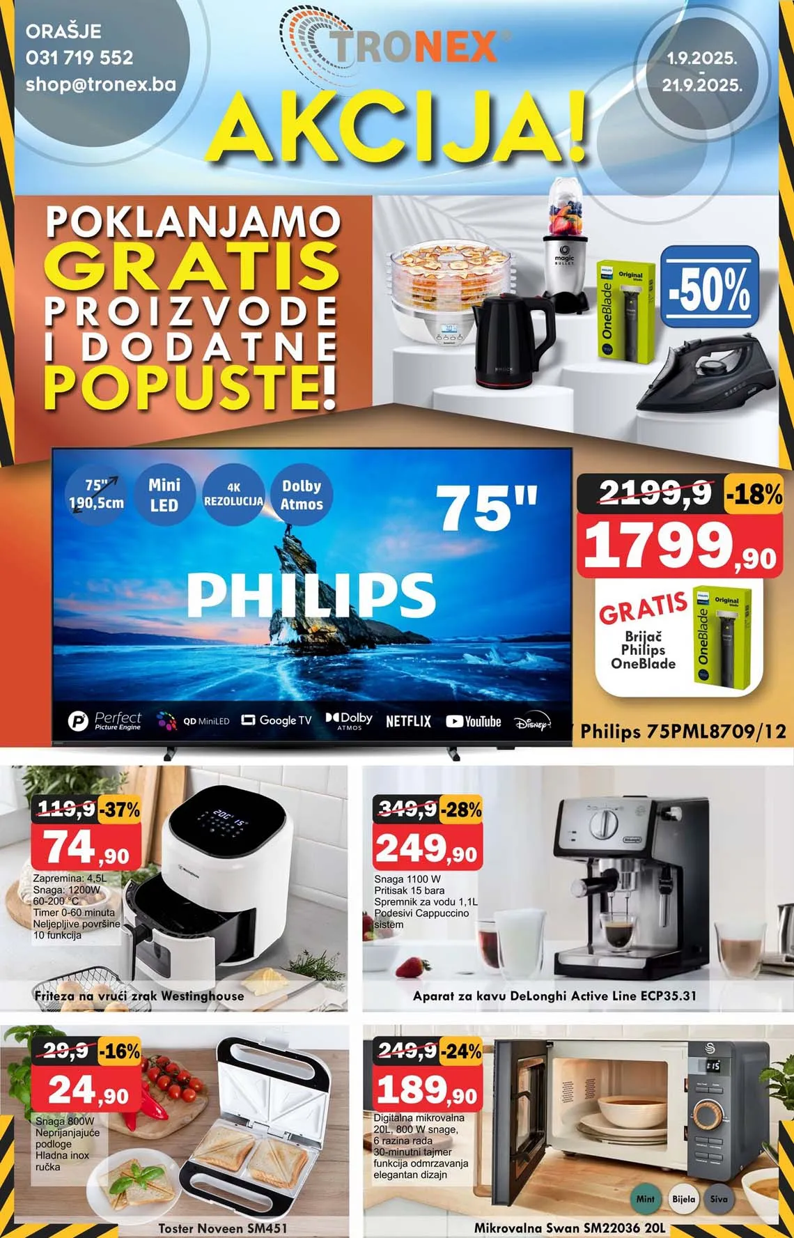 TRONEX Akcija - katalog sniženja do 21.09.2025