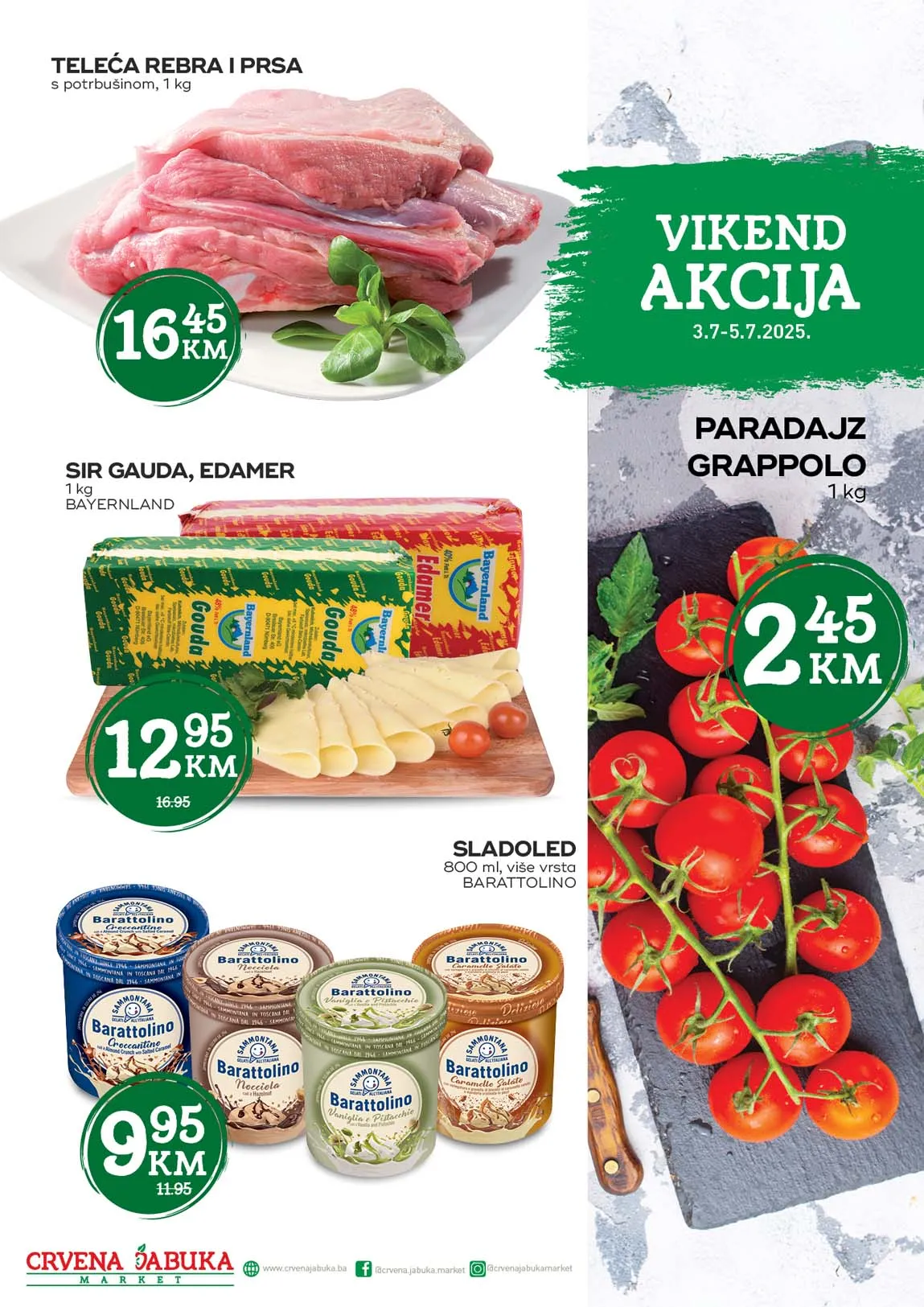 Crvena jabuka Vikend akcija Sniženja do 05.07.2025