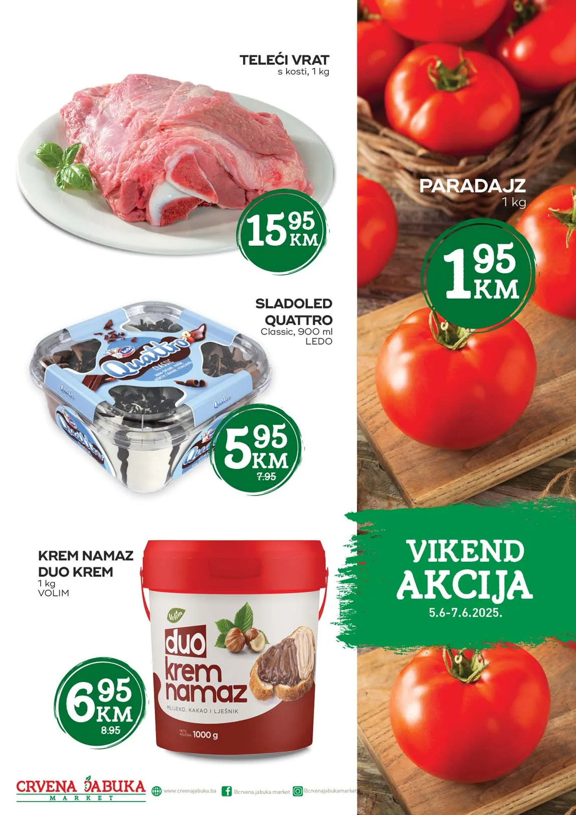 Crvena jabuka Vikend akcija Sniženja do 07.06.2025