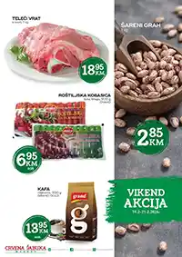Crvena jabuka vikend akcija katalog sniženja prehrane do 21. februara 2026