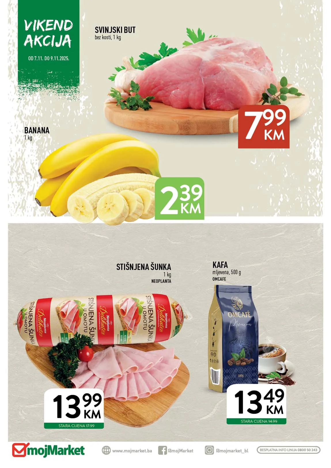 Vikend akcija sniženo Moj market Moj market