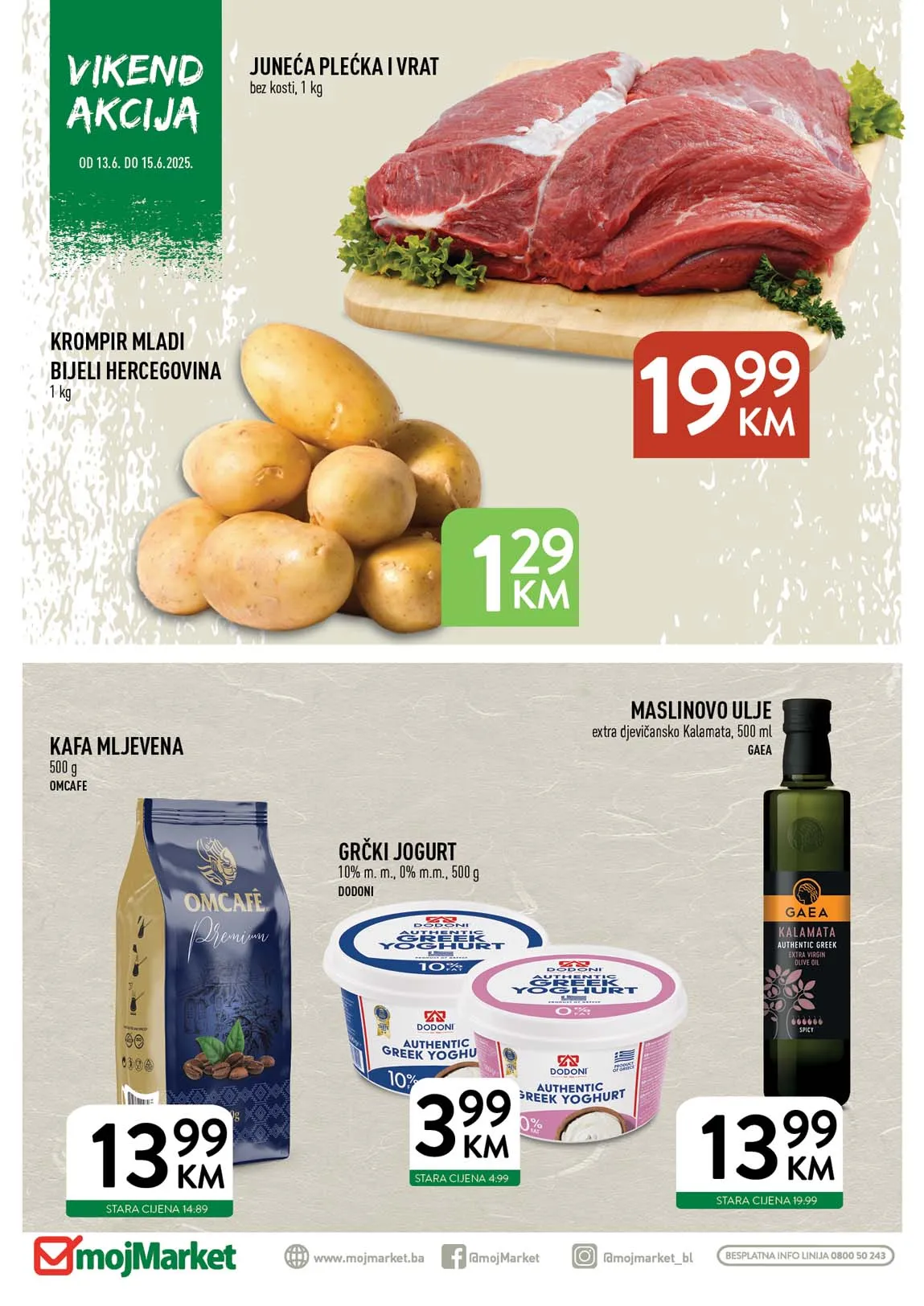 Vikend akcija sniženo Moj market