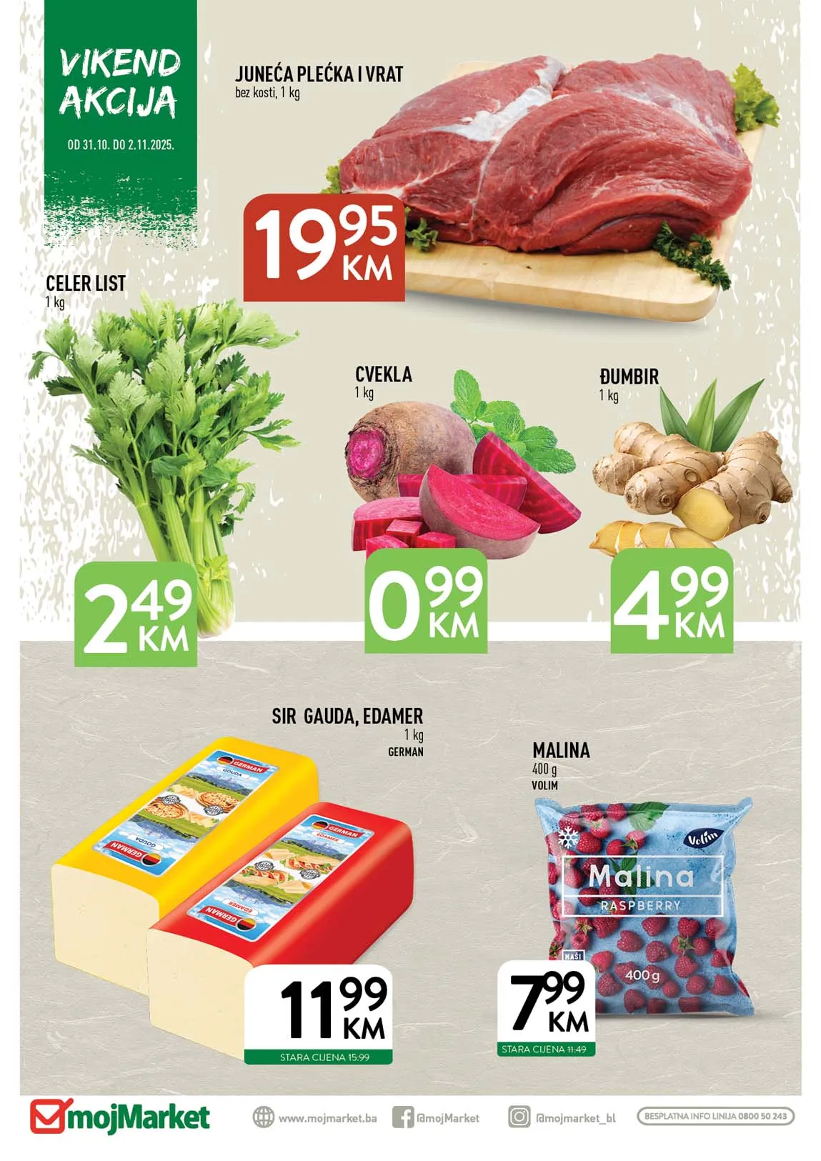 Vikend akcija sniženo Moj market Moj market