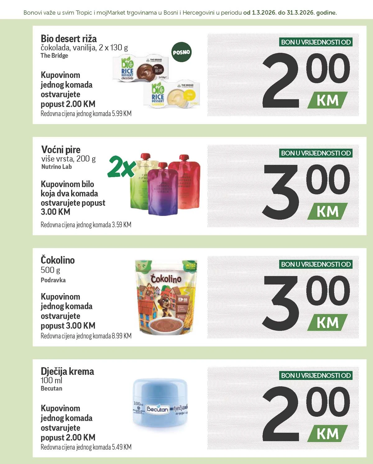 katalozi Tropic i Moj market snizeno katalog bonbonjera Tropic i Moj market snizenja