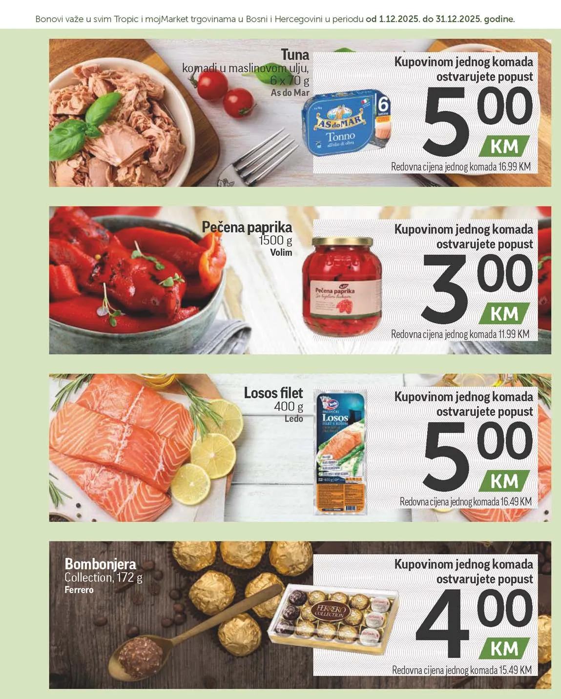 katalozi Tropic i Moj market snizeno katalog bonbonjera Tropic i Moj market snizenja