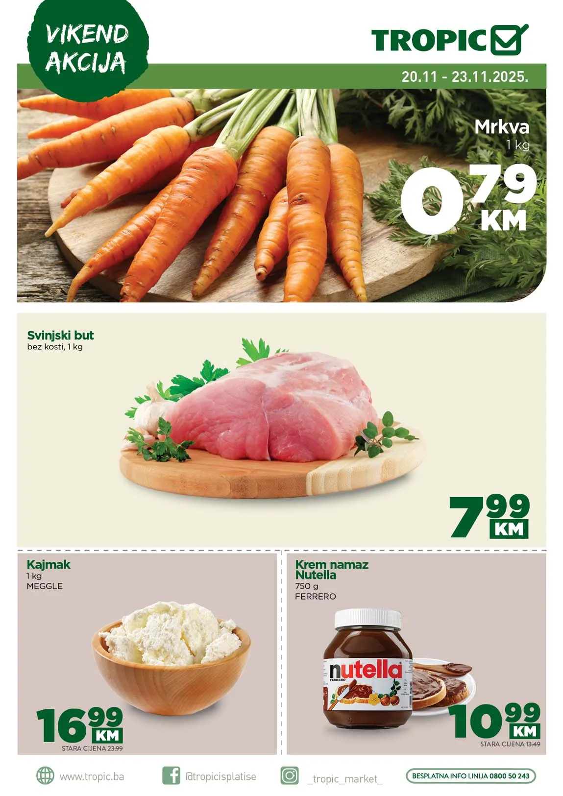 Tropic Vikend akcija sniženja