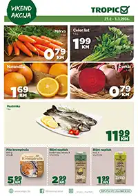 Tropic vikend akcija – sniženja do 01.03.2026