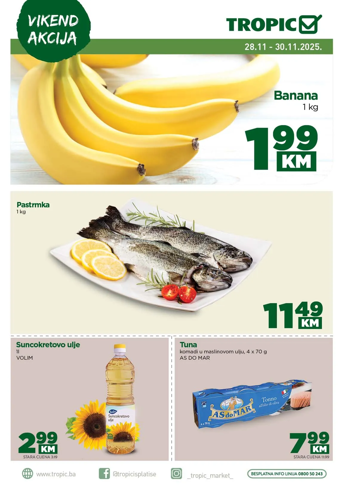 Tropic Vikend akcija sniženja