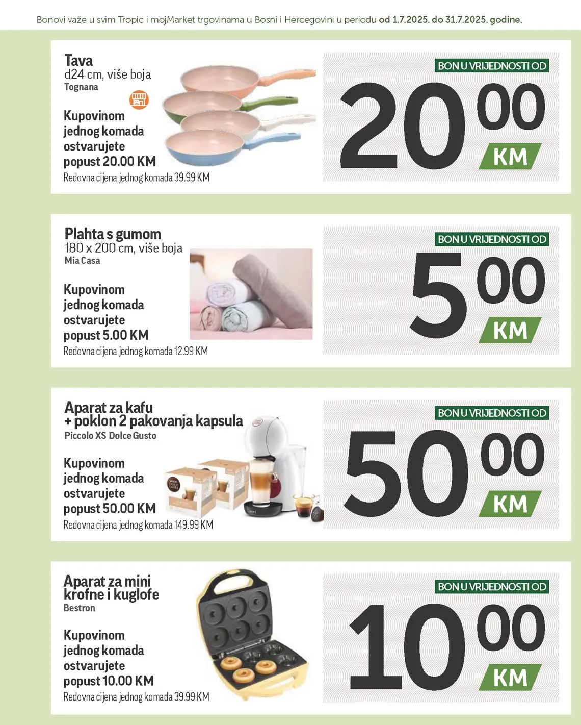 katalog bonbonjera Tropic i Moj market snizenja