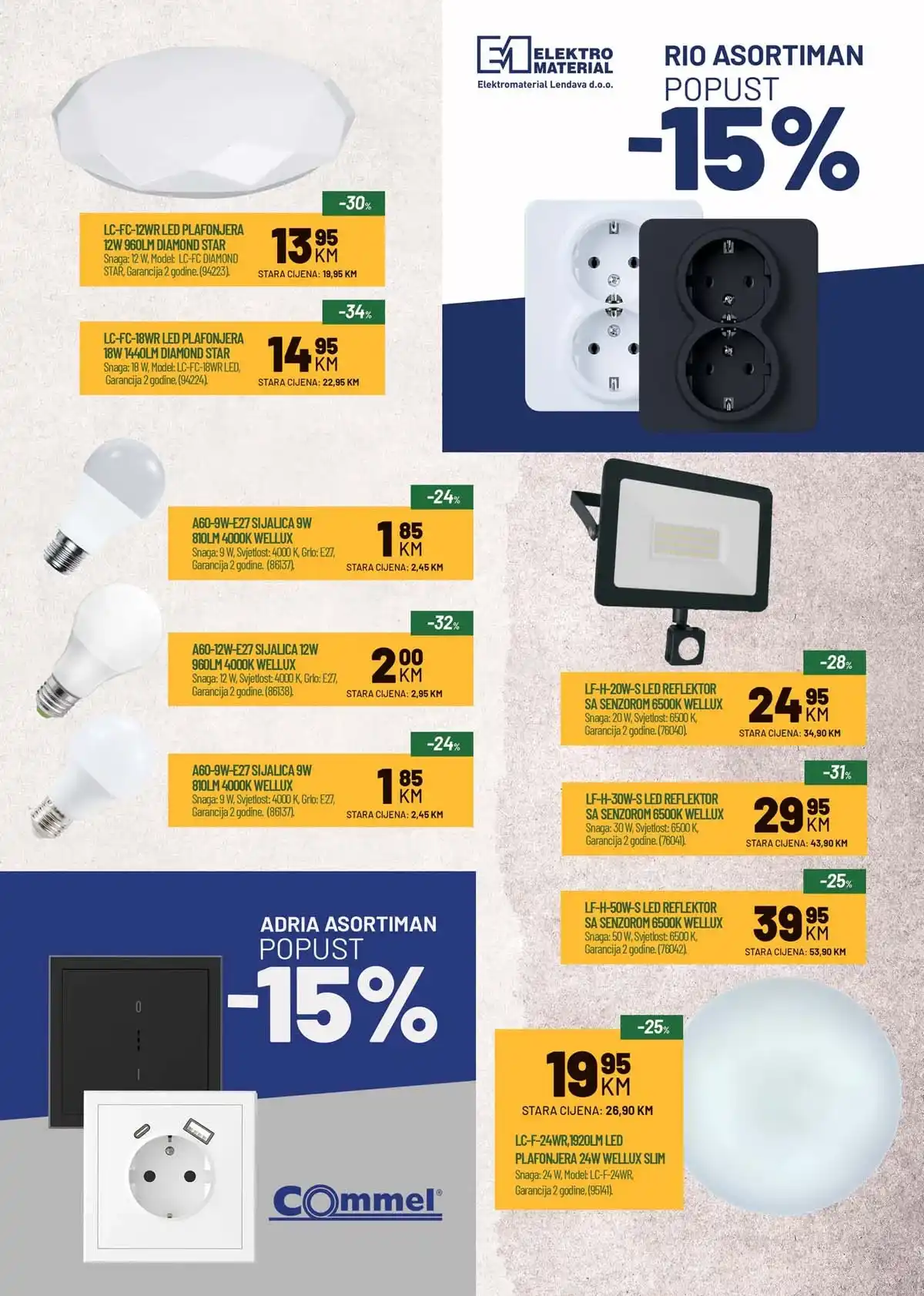 Zeka bijela tehnika katalog akcija do 15. marta 2026 uređaji za domaćinstvo